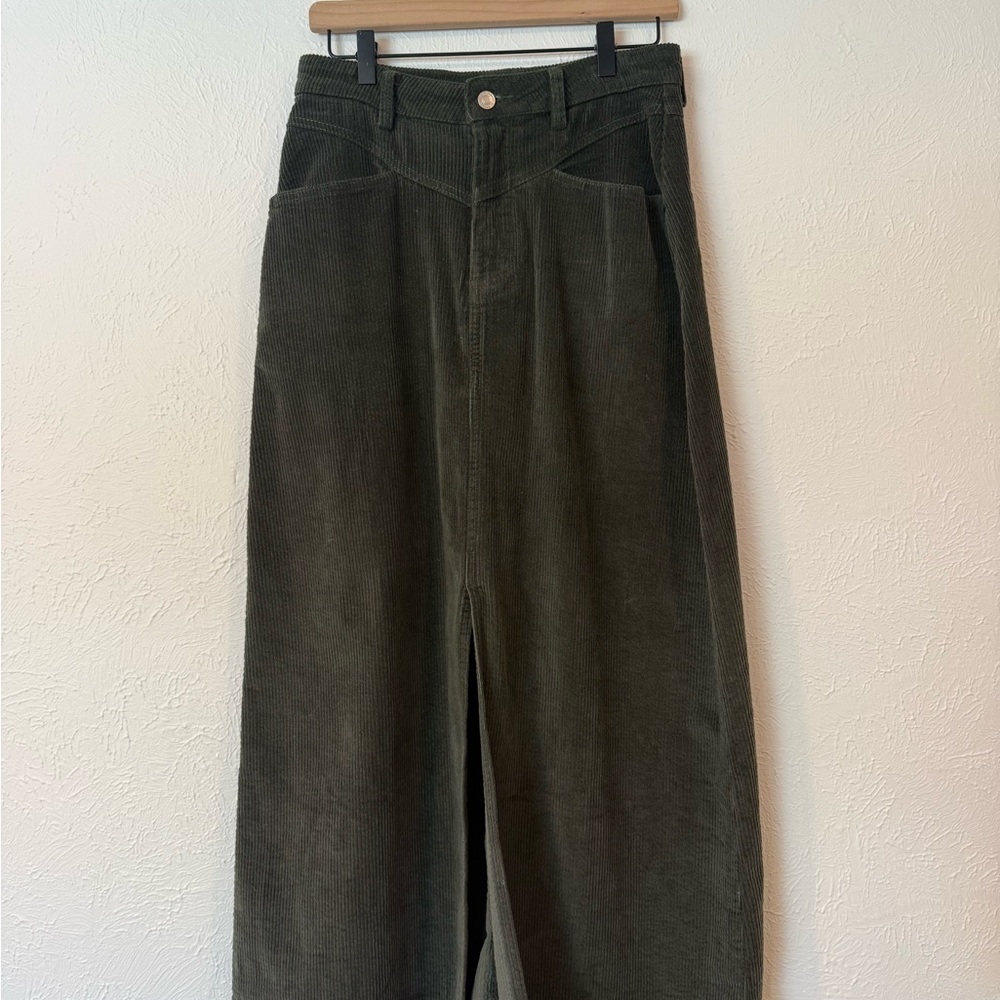 Bohme dark green corduroy skirt